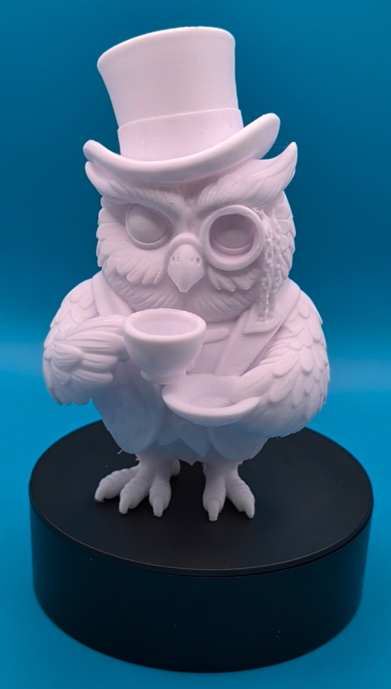 Classy Creatures physical model — Sir Percival Hootington